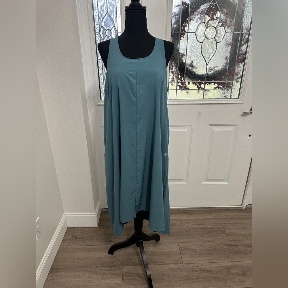 HALARA Teal Maxi Dress
